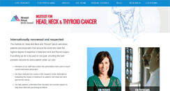 Desktop Screenshot of headneckandthyroid.com