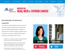 Tablet Screenshot of headneckandthyroid.com